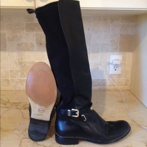 Michael Kors leather riding boots